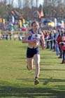 Bobby Clay leads the Under-15 Girl, McCain Inter Counties Cross Country, Cofton Park, Birmingham.